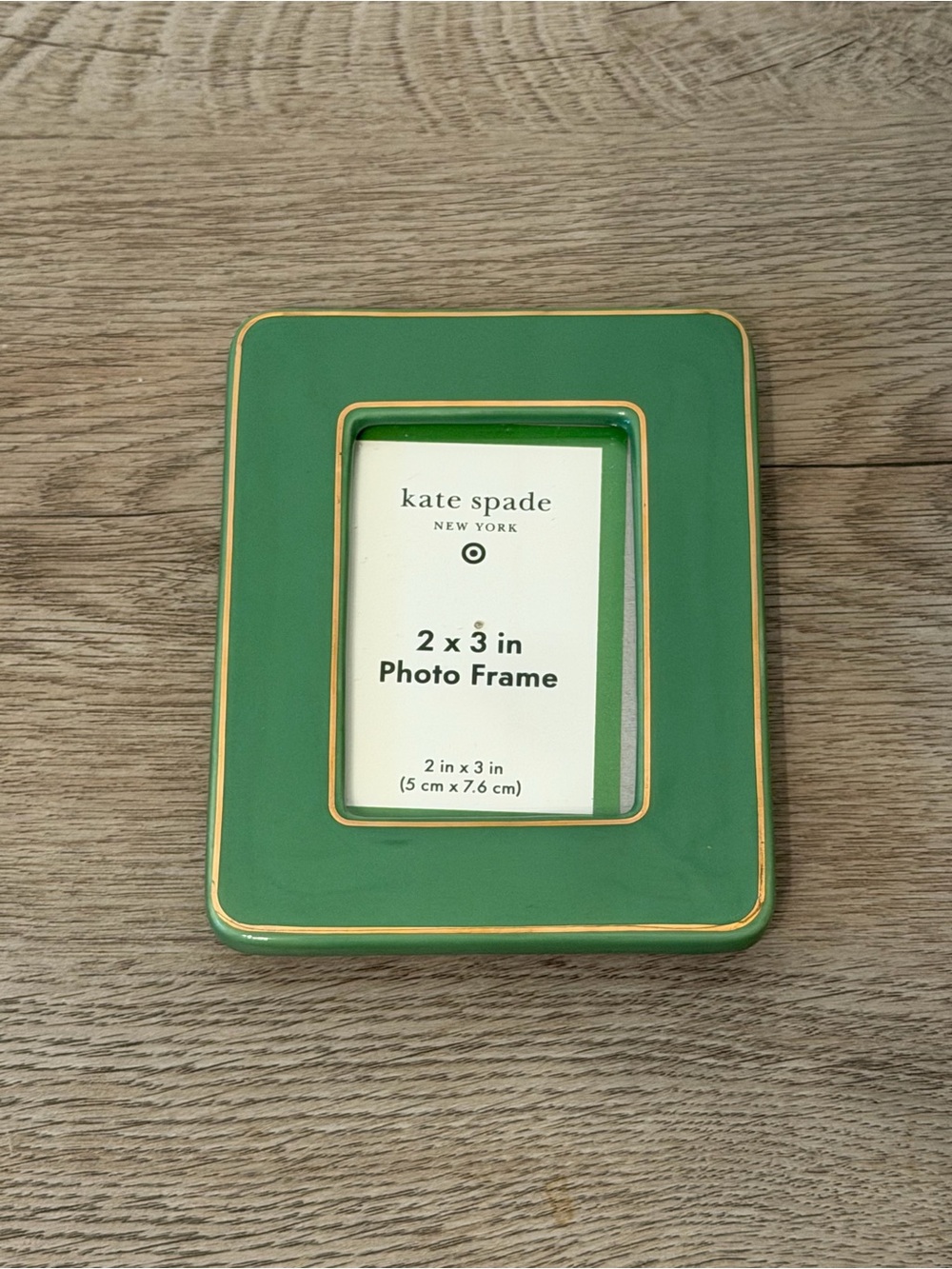 Kate Spade New York X Target Mini Photo Frame 2x3 Green New christmas classic